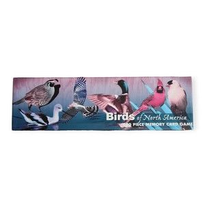 Birds of North America 100 Piece Memory Card Game Nature Homeschool Education